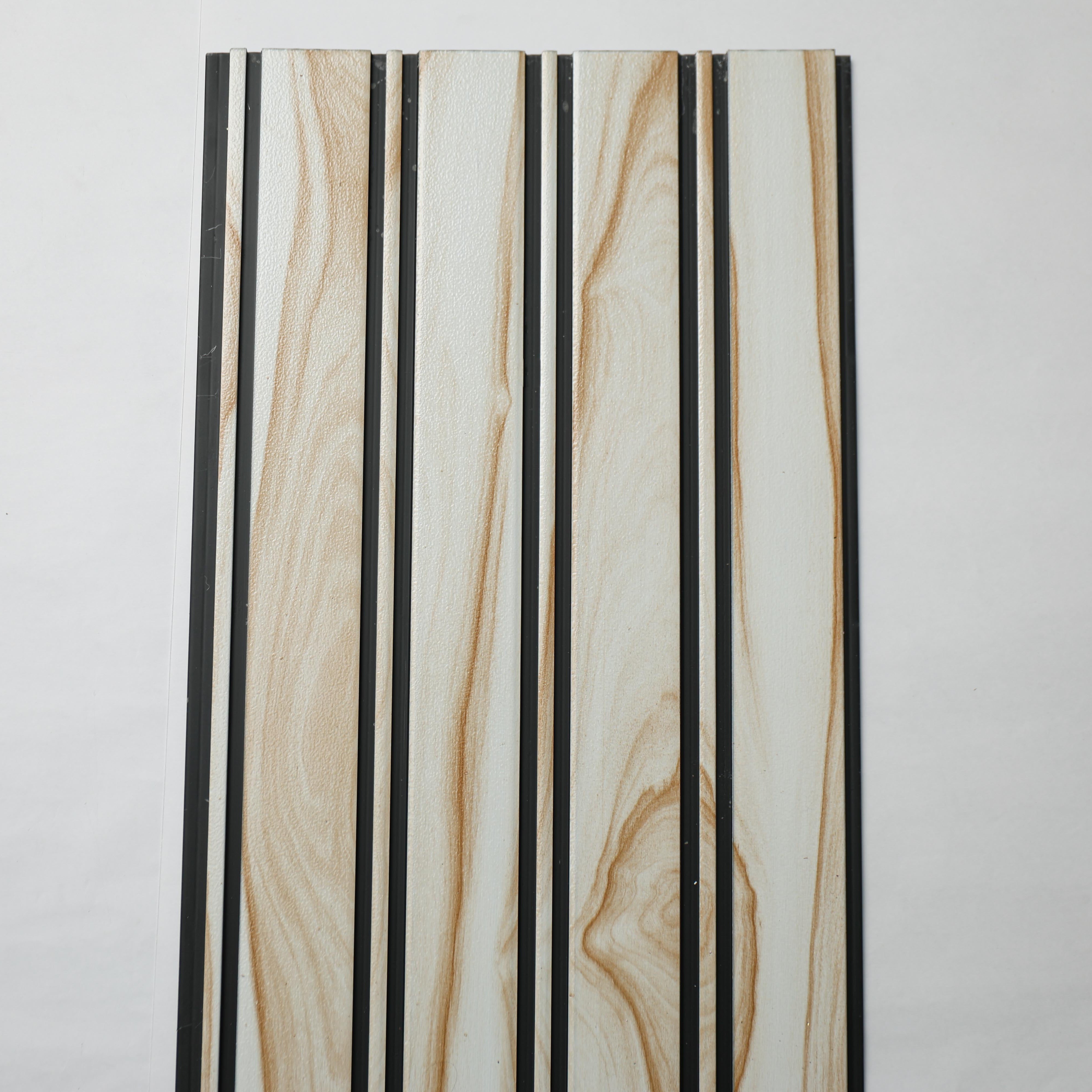 Wooden Pattern 3 WPC Louver | 10 Feet * 1 Feet – Doon Interior