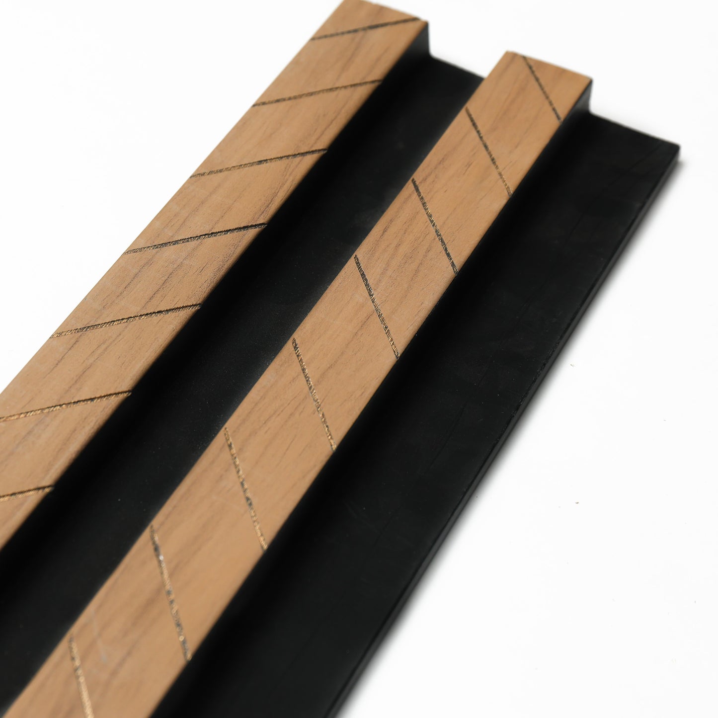 Plain wood charcoal louver and plank | 9.5 Feet * 5 Inch